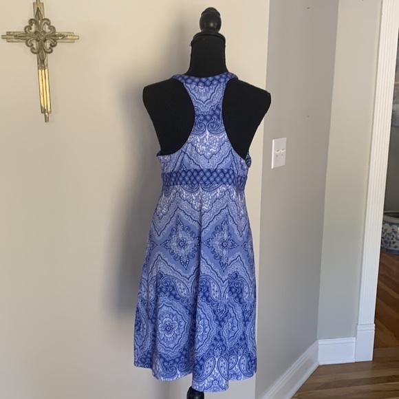 Arheletic Dress with cotton spandex blend racer backL - Picture 3 of 4